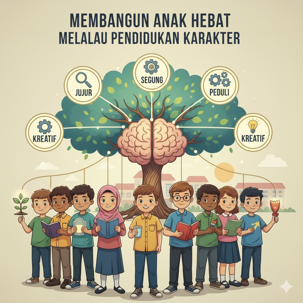Membangun Anak Hebat Melalui Pendidikan Karakter