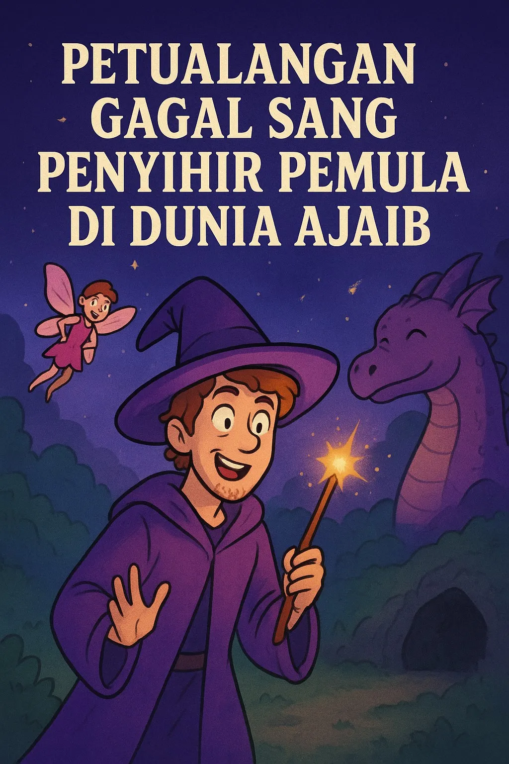 Petualangan Gagal Sang Penyihir Pemula di Dunia Ajaib